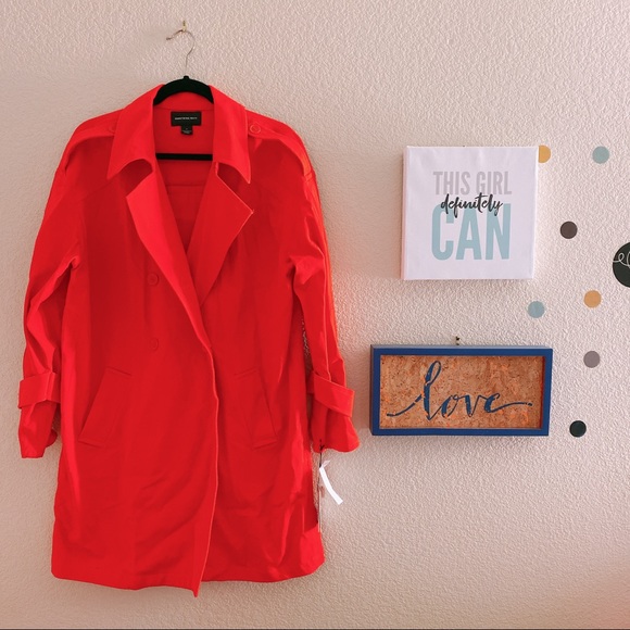 Something Navy Easy Oversize Trench - Picture 3 of 3